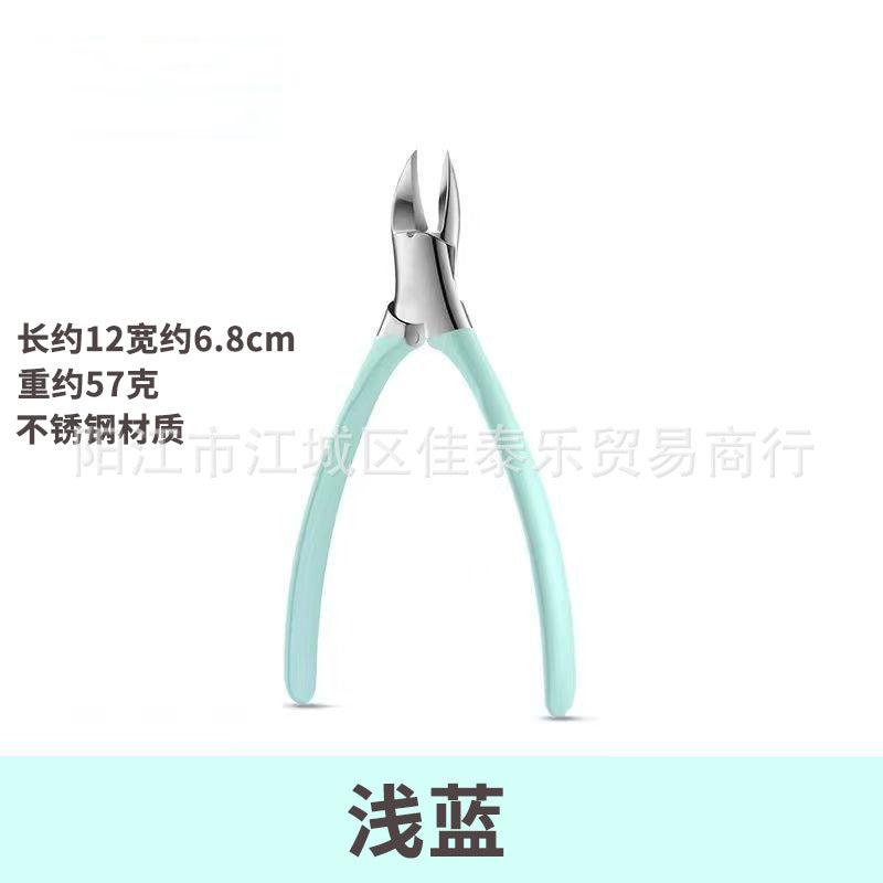 Manufacturer's ready-made dead skin pliers, special nail clippers for nail grooves, oblique nail clippers, thick nails, ingrown nails, manicure tools wholesale