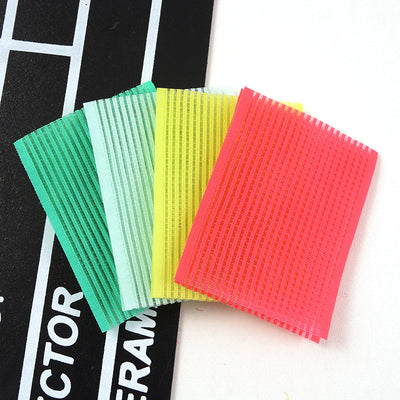 Rectangle bangs stickers, magic stickers, women's hair stickers, korean style hair accessories, colorful hair sticker ornaments, hair styling tools