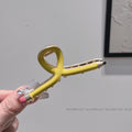 Colorful oil dripping korean cross-border fashionfashioncasual pencil classy women's back of the head shark multi-color hair grip
