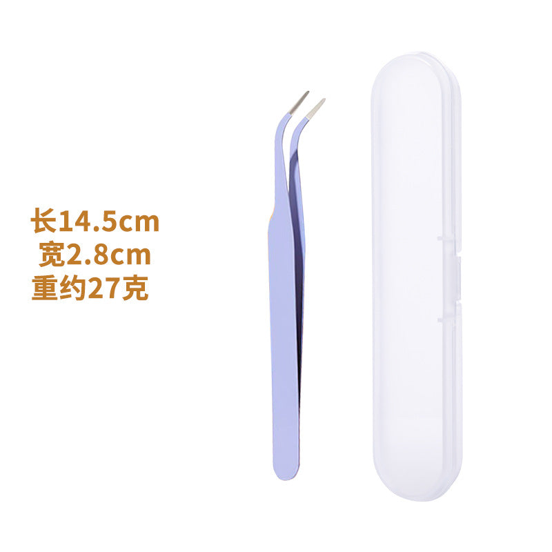Eyelash extension tweezers set - professional lash artist tools: dolphin, golden feather, and flower tweezers - wholesale