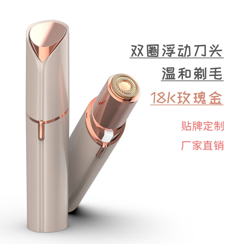 private parts shaver double knife hair removal device pubic hair trimmer electric shaver women's hair removal device shaver