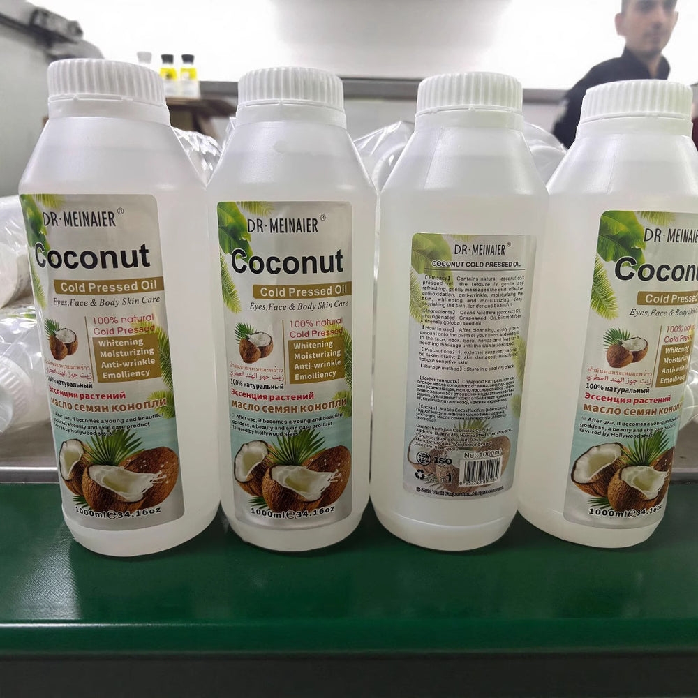 coconut massage oil 1000ml - body massage, moisturizing, skin care, vitamin c massage oil - wholesale for export