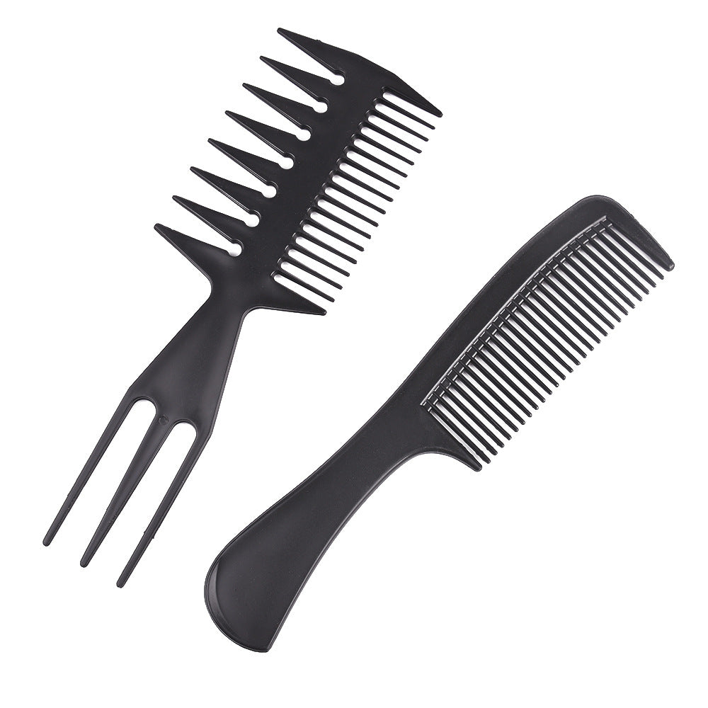 hairdressing comb suitthickened pointed tail comb hairdressing comb hair salon styling comb ten-piece set in stock