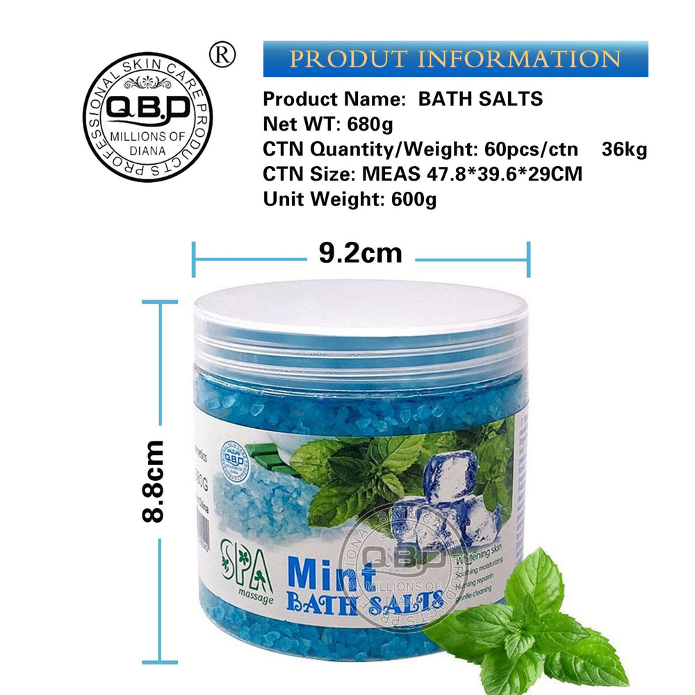 foreign trade frosted crystal salt fragrance bath coarse salt exfoliating chicken skin sea salt bath bath salt 680g