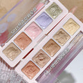 Xixi no-makeup beauty five-color concealer covers acne marks, dark circles, tear troughs, waterproof, non-removing concealer palette