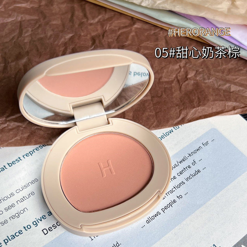 Herorange sweetheart floral mist blush - shifting color natural nude matte contour blush palette