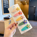 Korean style new children's fruit hair clips rainbow bobby pins mermaid side clips ice cream hair clips cute baby hair accessories