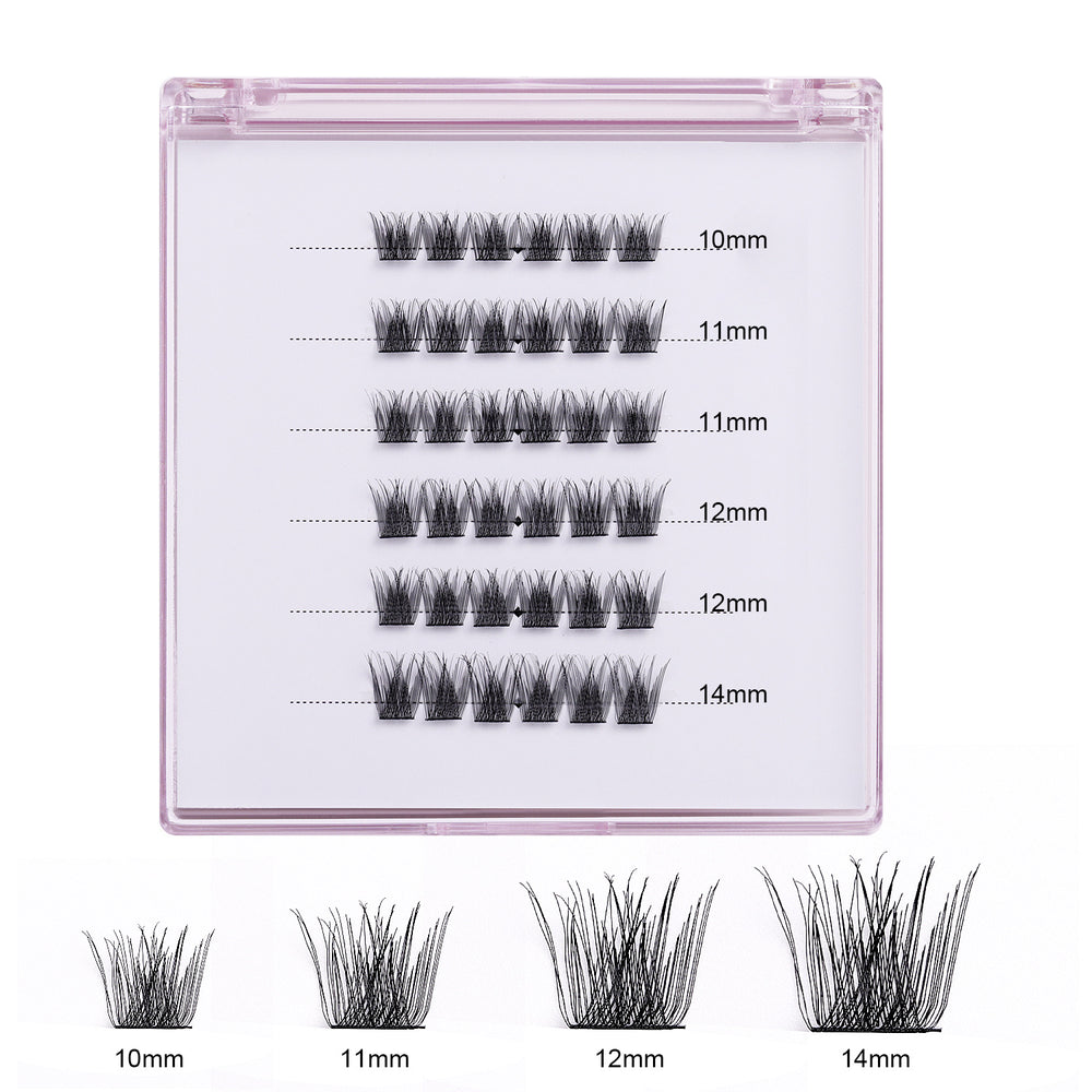 5d glue-free false eyelashes 0.03 natural soft baby curved velvet eyelashes flat factory personalized