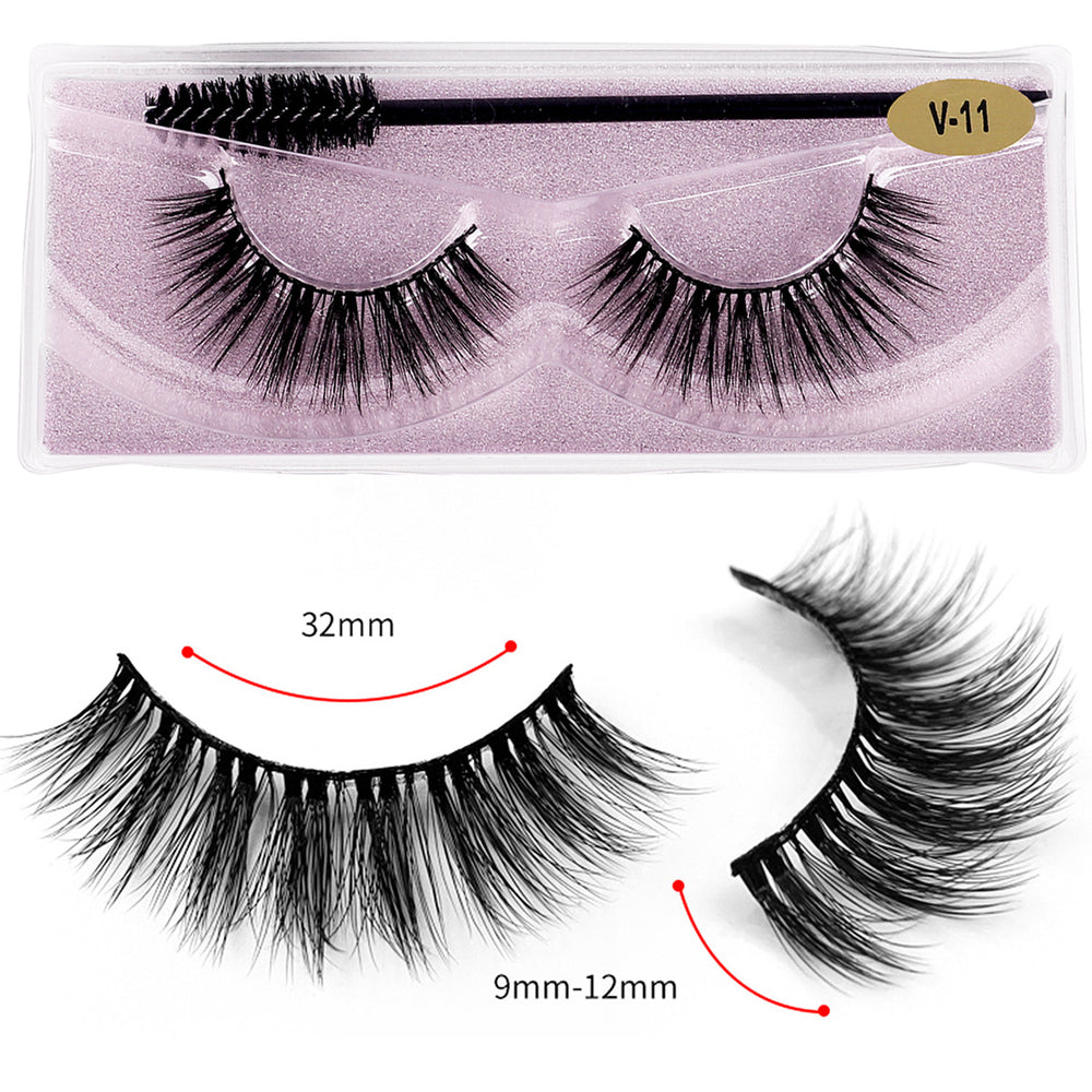 fashion fake eyelashes suit slim cross thick imitation mink eyelashes one-piece fashion style