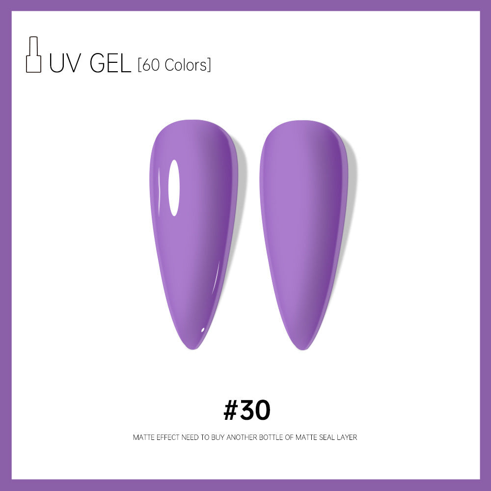 Risyal cross-border exclusive: 60 colors of 15ml gel nail polish - includes basic gel, cat eye gel, and more