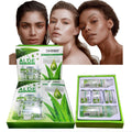 aloe vera skincare set: soothing & repairing cleanser, serum, massage cream - wholesale direct from beauty salon & spa factory