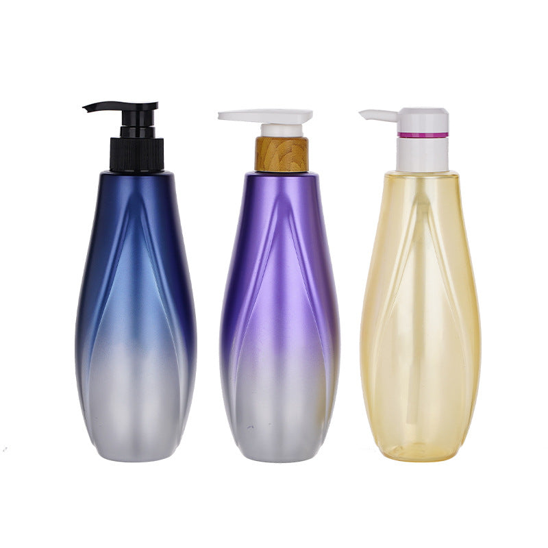 400ml long-neck pet plastic lotion pump bottle - empty refillable container for shampoo, body wash, and other liquid products