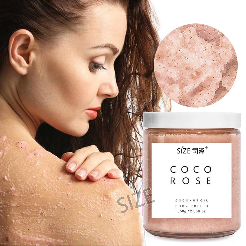 foreign trade scrub salt bath salt exfoliating chicken skin rose coco scrub bath salt wet salt 350g