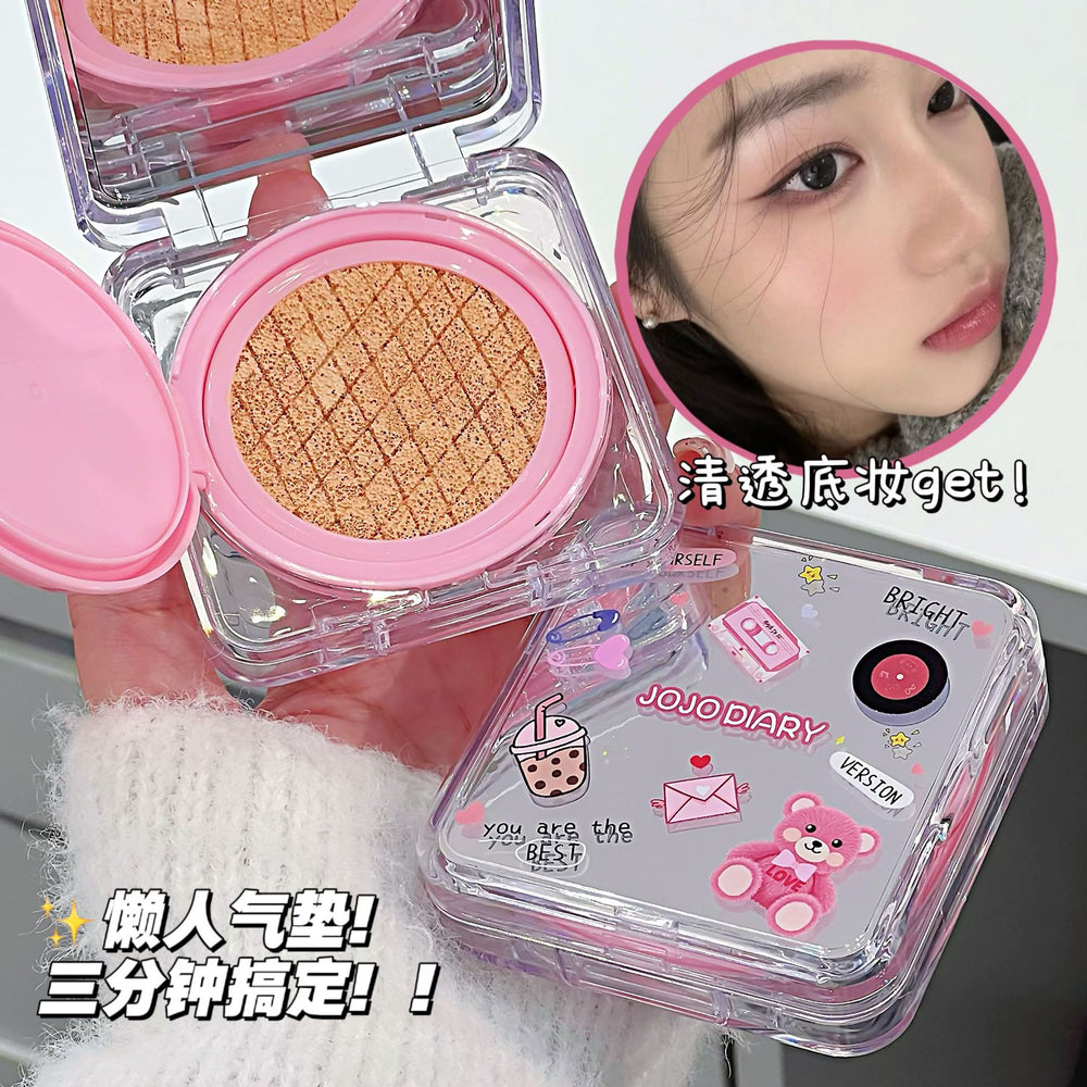 Jiujiu diary vitality energy box cushion foundation cream hydrating oil control concealer long-lasting non-removing cream skin bb cream