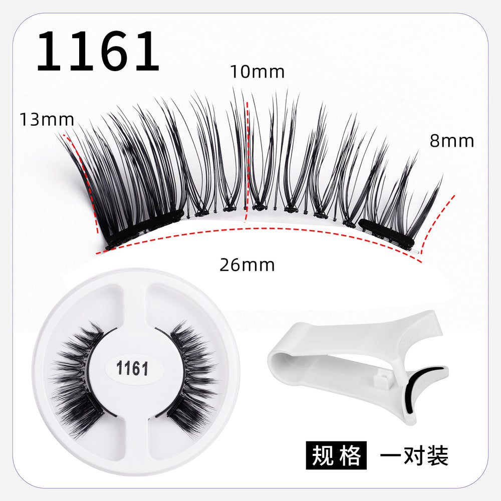 magnetic false eyelashes european and american magnetic eyelash set magneticeyelash qingdao factory smoky makeup