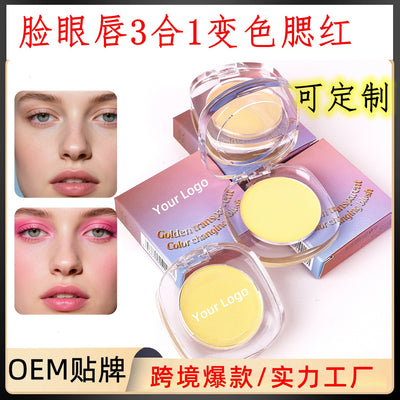 hot-selling blush cream changes color, no logo, makeup, natural, clear, pseudo-no-makeup, contouring blush, beauty makeup