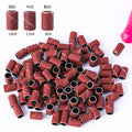 Nail polishing head grinding wheel sand ring, special grinding sand ring for grinder 80#120#180# 50/100 per pack