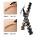 Artificial water eyebrow pencil four-pronged wild long-lasting non-smudged waterproof anti-sweat non-fading natural eyebrows clearly defined