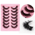 Wholesale wholesale of messy fashion fake eyelashes glue style 3dstereo curling fluffy layered whole eyelashes