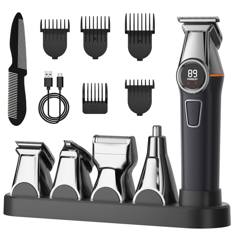 usb charging lcd digital display hairdressing scissors for home hair shaver engraving electric hair clipper hair salon electric hairdressing device