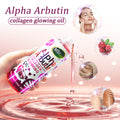 alpha arbutin collagen natural organic essential oil - brightening collagen repair body care oil 300ml