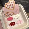 Cute sweet polka dot water drop duckbill clip inscasualeasiest for match side bangs clip niche style side clip new hair clip