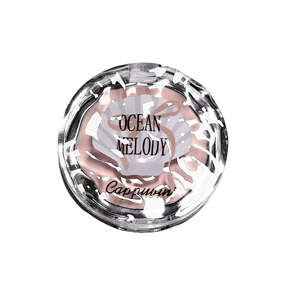 Cappuvini natural volumizing highlighter powder - matte, plumping color for natural, sculpted face, brightens tear troughs and nasolabial folds