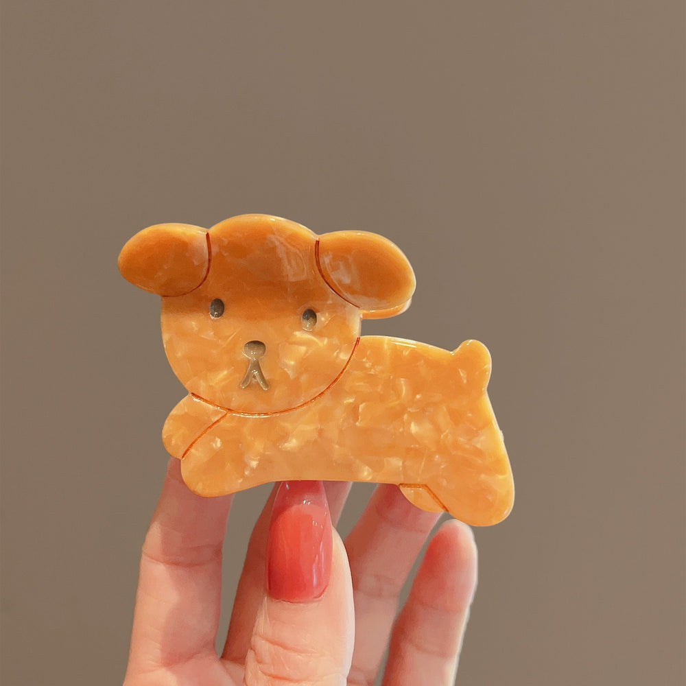Sweetheart milk rabbit ~ cute acetic acid rabbit clip gentle girl heart hair clip home girl same style new hair accessories