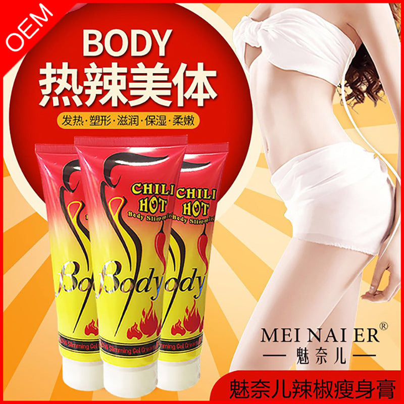 exclusive body firming cream to tighten belly, abdomen and calves, heating and shaping chili gel, foreign trade wholesale hot style