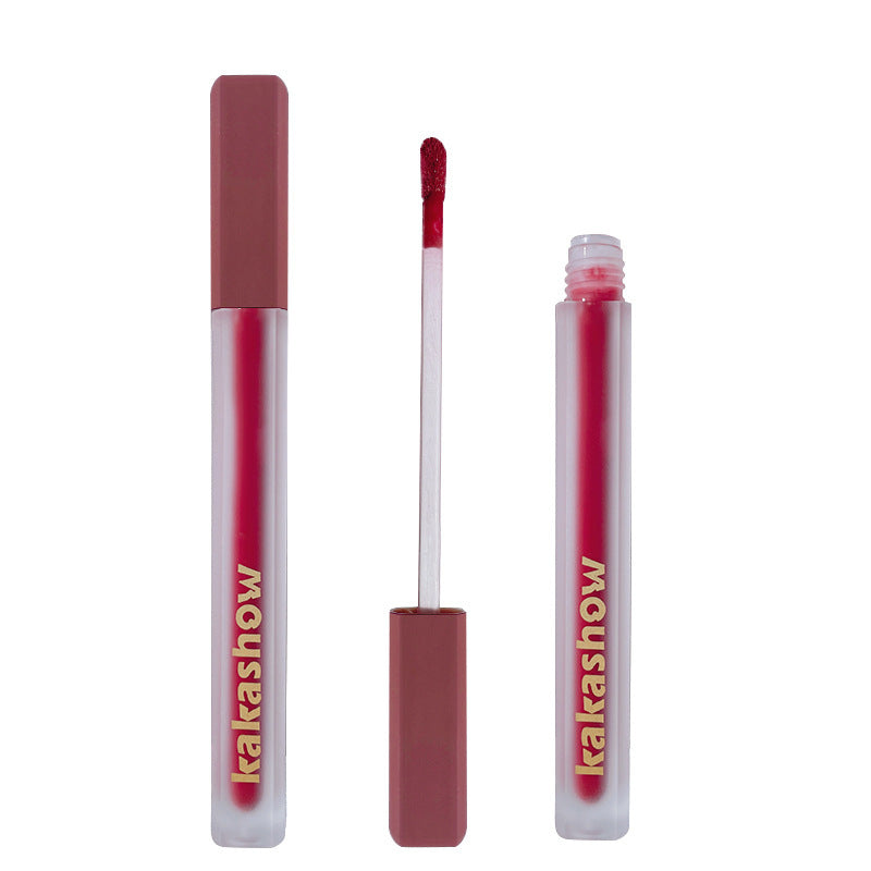 Kakashow powder mist silky lip glaze velvet matte matte student daily makeup whitening waterproof not easy to fade