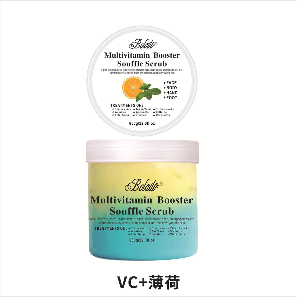two-color flower fruit tea ice cream scrub sea salt scrub body scrub salt bath salt wet salt 650g wholesale