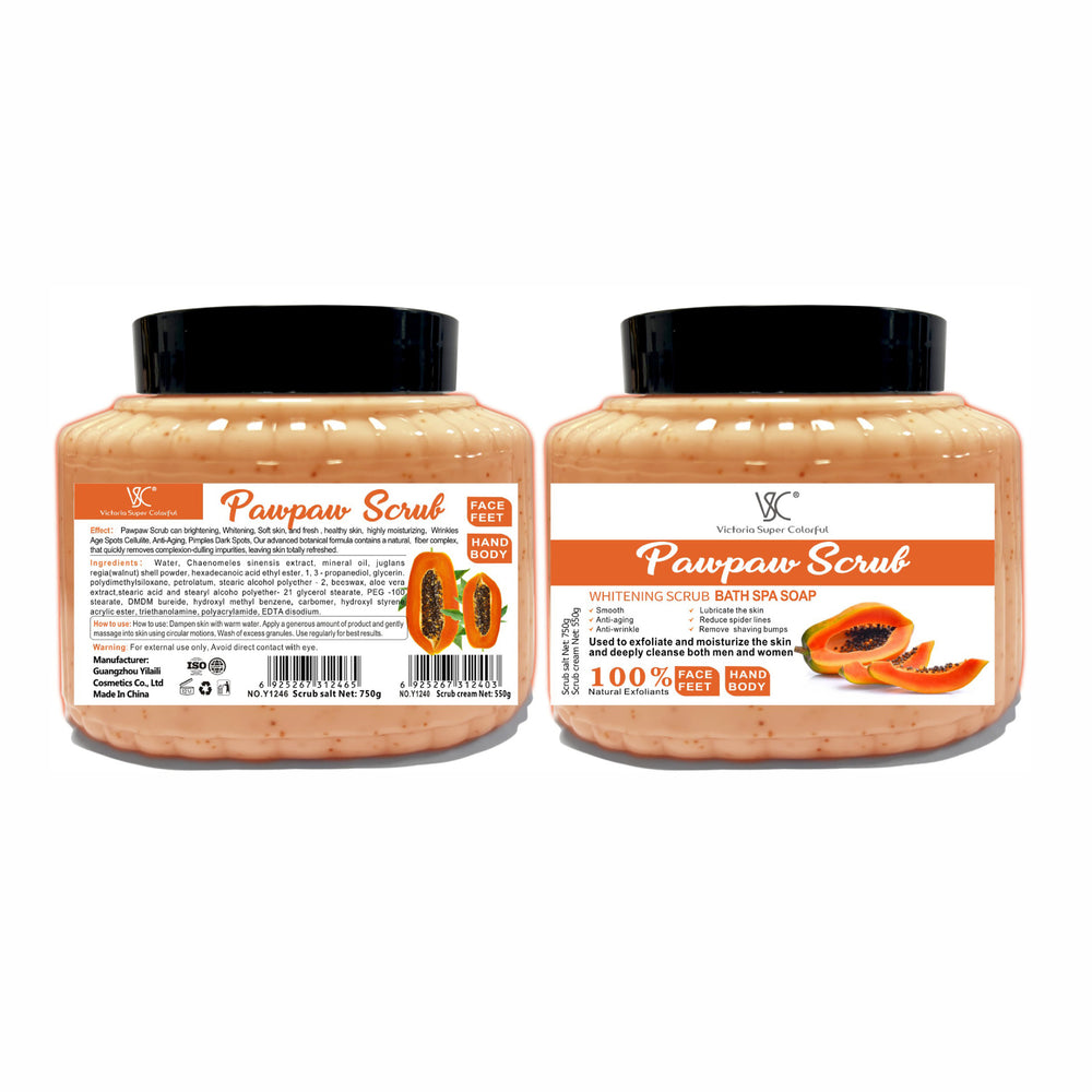 exclusive body scrub 550g exfoliating chicken skin whole body whitening deep cleansing bath spa