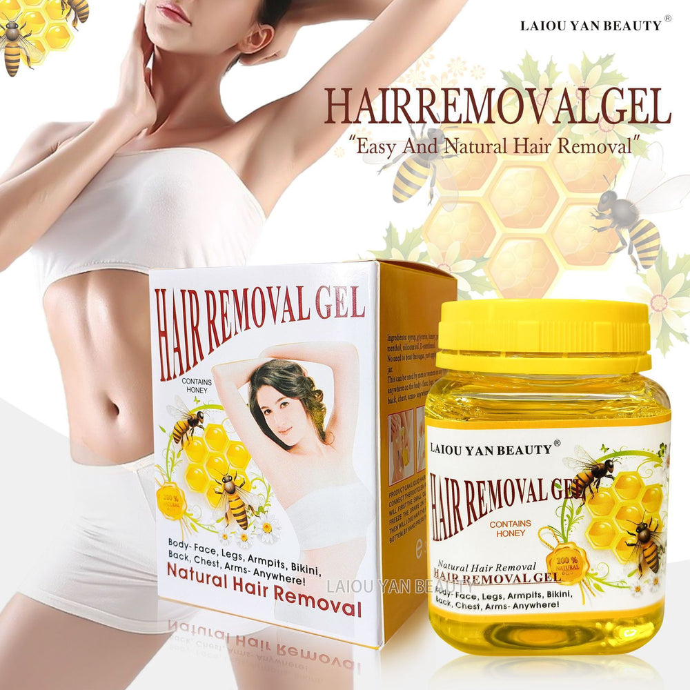 foreign trade water-based skin cleansing hair removal wax, gentle and soothing, cleans armpits, arms, and whole body hair removal, beeswax batch