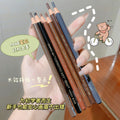 Professional studio-grade hense 1818 pull-string eyebrow pencil - waterproof, sweat-proof, smudge-proof, and long-lasting. perfect for beginners - peel-off eyebrow pencil