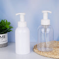 Pet 500ml foaming pump head hand soap bottle empty plastic bottle for dispensing facial cleanser foam custom bottle