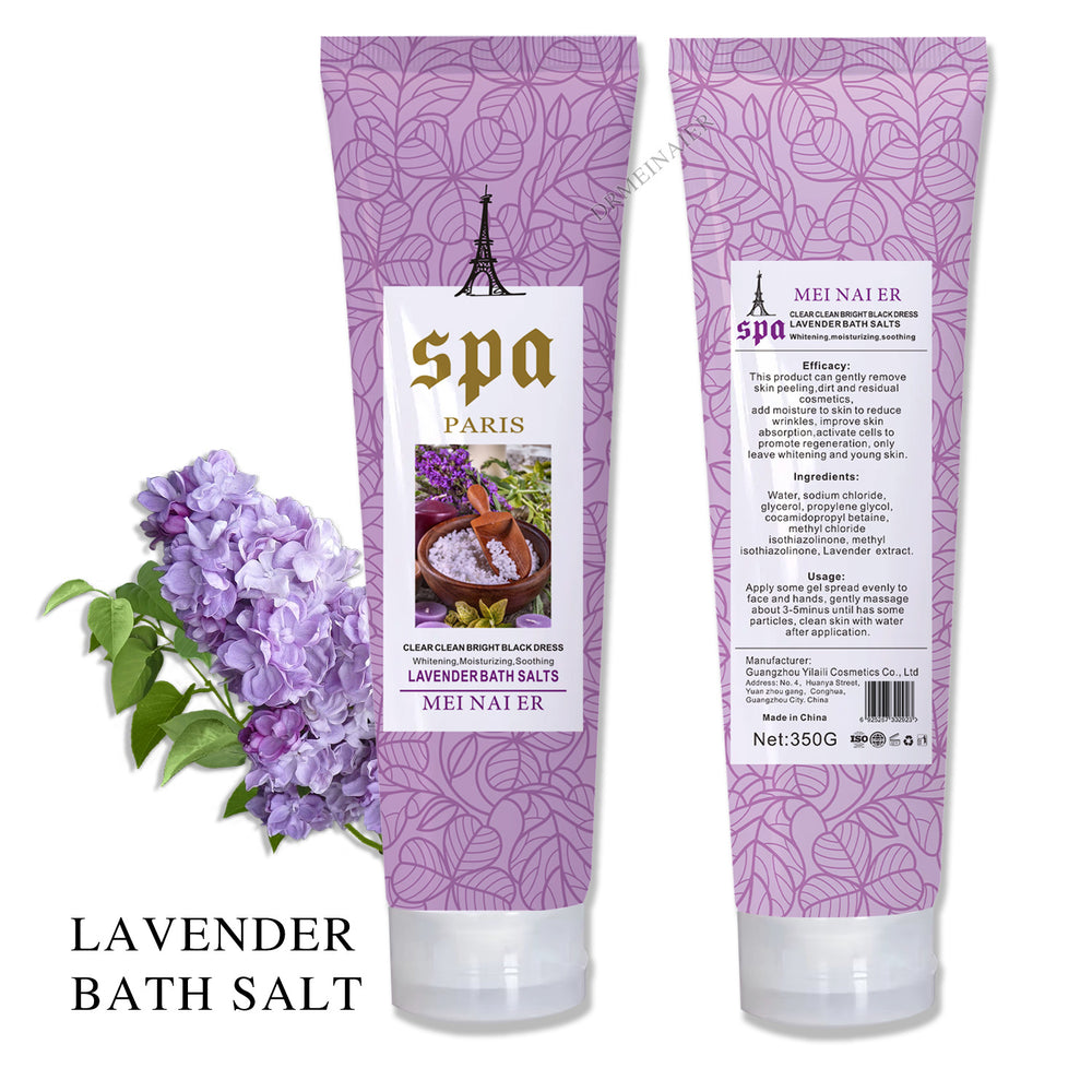 export exfoliating bath salt scrub - deep cleansing, exfoliating, and rejuvenating for face and body