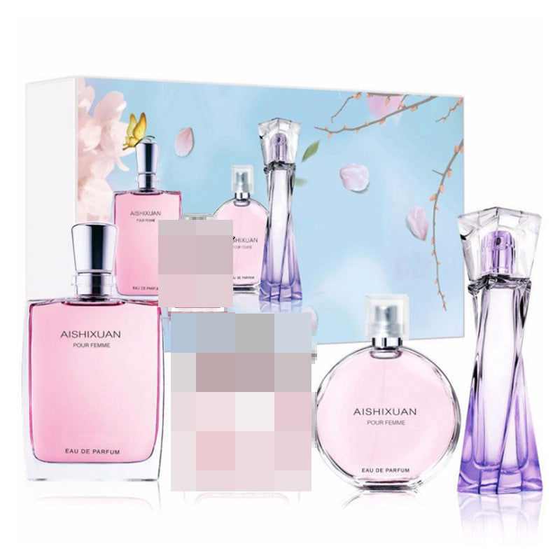 Flower story black opium gift box women's perfume four-piece set reversed paris perfume long-lasting eau de toilette wholesale