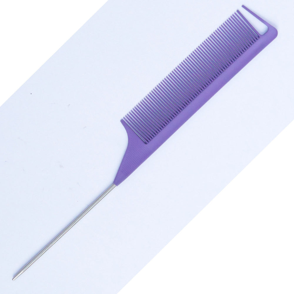 Hot-selling hairdressing comb, highlighting comb, beauty styling comb, steel needle plastic comb, hairdressing comb, hair salon hairdressing tool