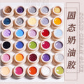 Risyal icy solid gel polish 5ml - smooth cream gel nail polish, japanese style nail polish for nail salons