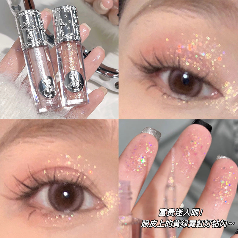 Art value ballet liquid eyeshadow pearlescent super shiny high gloss single color eyeshadow liquid