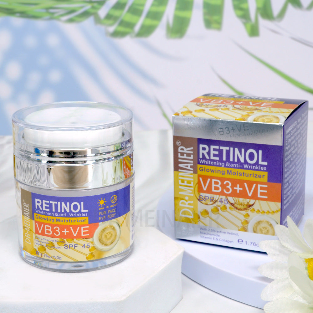 arbutin retinol moisturizing cream brightening skin care lightening niacinamide retinol repair cream