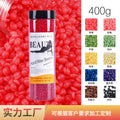 Export hair removal beeswax hair removal wax beans paper-free solid hard wax beans whole body hair removal cream 400g canned 10 colors hair removal