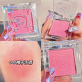 Capel single color blush - available in pink, blue, and purple - matte finish, natural contouring, vibrant & youthful, student-friendly, affordable rouge