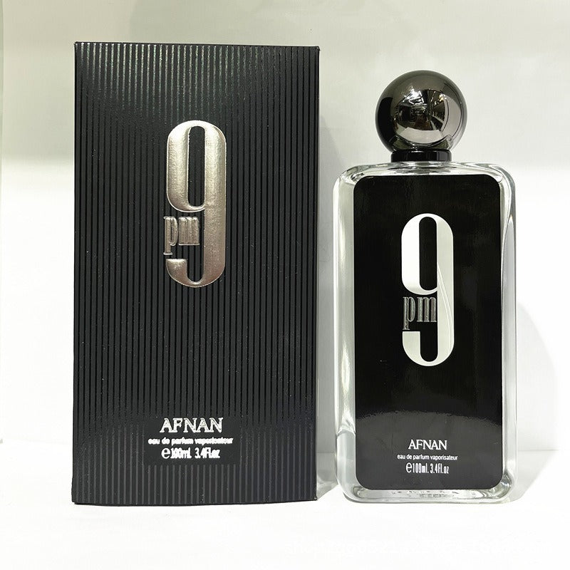 High-quality metal cap afnan 9am white - unisex perfume, arabian style, dubai bestseller
