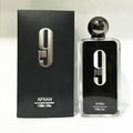 High-quality metal cap afnan 9am white - unisex perfume, arabian style, dubai bestseller