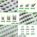 Flat false eyelashes 10 rows large capacity natural style mother's style glue-free lower eyelashes false eyelashes barbie style eyelashes