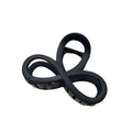 Cross ring-shaped medium hairpin 2025 new brown coffee color back of head hair clip popular hair accessories for women