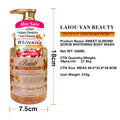 almond shower gel hydrating moisturizing long-lasting moisturizing scrub men's and women's shower gel export wholesale