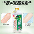 natural herbal antibacterial shower gel 1000ml, gentle exfoliation, visible skin improvement in 7 days shower gel
