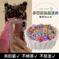 Mixed color five-pointed star hair clips 50 pieces